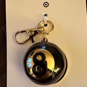 8 Ball Bag Charm Keychain - kate spade new york x Target Gold/Black